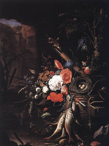 Still-Life with Fishes and Bird Nest